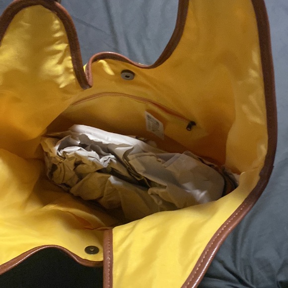 Straw Studios Summer tote. Yellow brand new - Picture 7 of 7